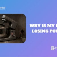 mixer losing power