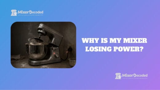 mixer losing power