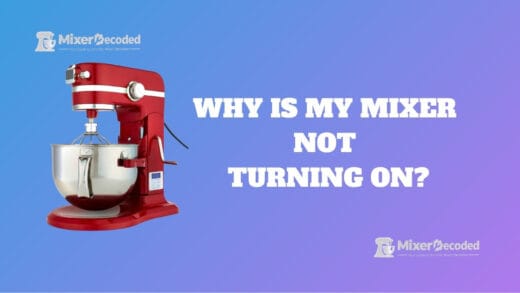 stand mixer not turning on