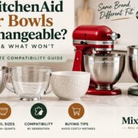 are KitchenAid mixer bowls interchangeable