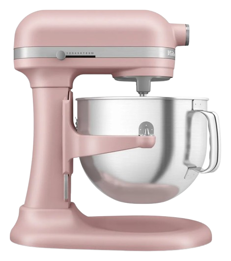 KitchenAid bowl lift mixer showing bowl lift mechanism