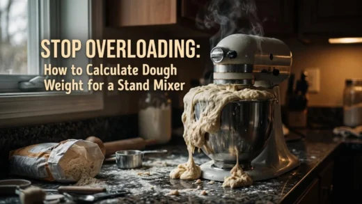 how to calculate dough weight for a stand mixer